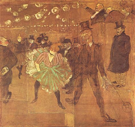 Booth of La Goulue at the Foire du Trone (Dance at the Moulin Rouge) - Henri de Toulouse-Lautrec ...