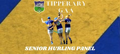 Tipperary Senior Hurling Panel Announcement - Tipperary GAA