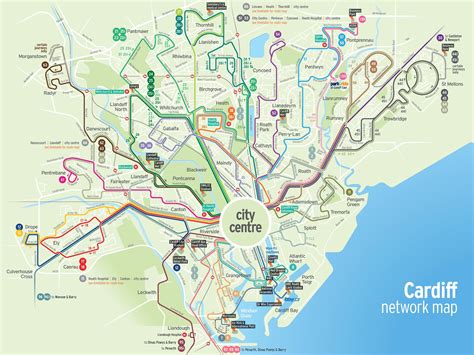 Cardiff transport map