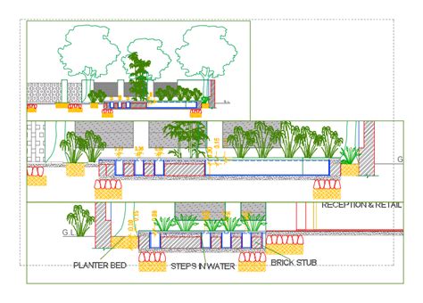 Landscaping And Planning For A Spa DWG Detail for AutoCAD • Designs CAD