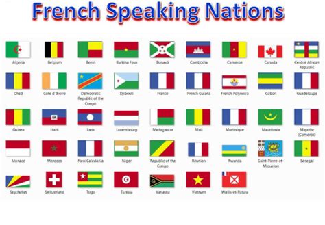 How Many Countries That Speak French As Official Language