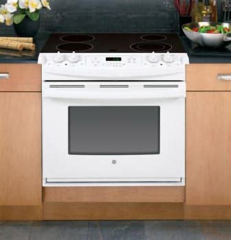 GE JD630DFWW 30 Inch Drop-in Electric Range with 4 Smoothtop Elements, 4.4 cu. ft. Oven Capacity ...