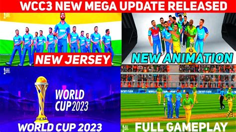 Wcc3 World Cup 2023 Gameplay 😲 | Wcc3 New Update Full Review | Wcc3 New ...