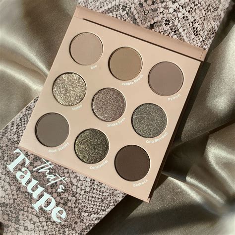 cool toned taupe eyeshadow shades in matte + metallic finishes | that's ...