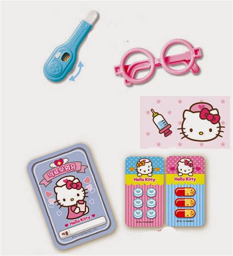 Hello Kitty Hospital Play Set Doctor Nurse Clinic Role Kit Kids Child ...