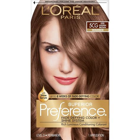 Loreal Preference Hair Color Chart