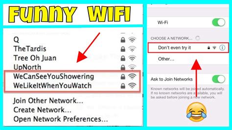 Funniest Wifi Network Names - werohmedia