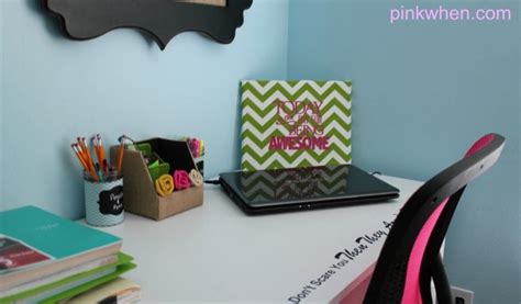 Student Desk Ideas - The Finale and Free Printable - PinkWhen