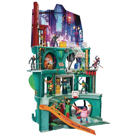 MAY189244 - RISE OF TMNT EPIC SEWER LAIR PLAYSET - Previews World