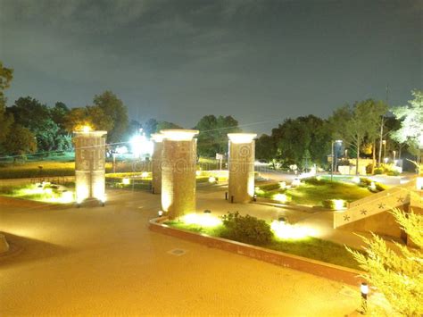 Night at Monument Islamabad Pakistan Editorial Stock Photo - Image of ...