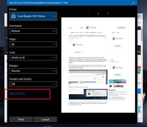 How To Print Black & White In Microsoft Edge In Windows 10