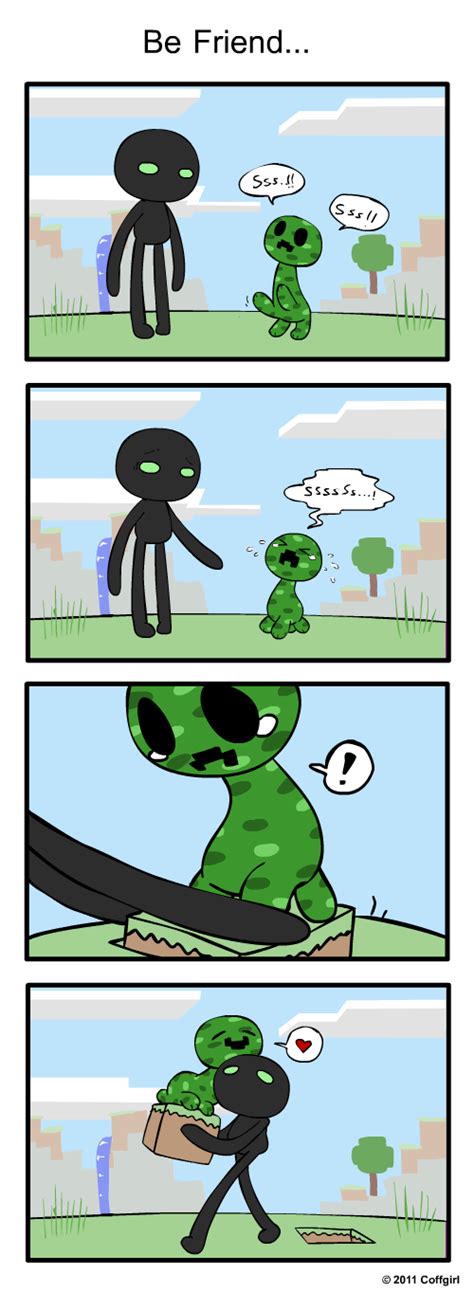 Creeper and Enderman by Coffgirl on DeviantArt