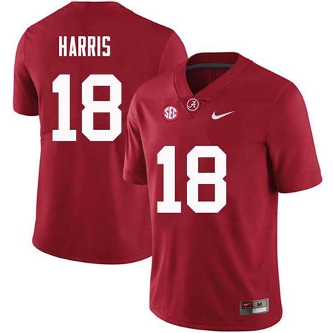 Men #18 Wheeler Harris Alabama Crimson Tide College Football Jerseys ...