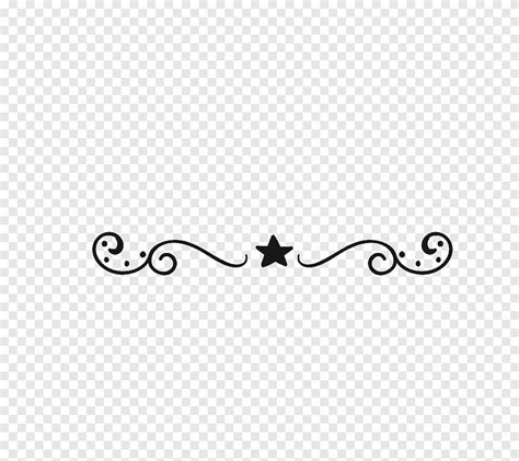 Star and scroll, Euclidean Gratis, Stars parting line, white, text png ...