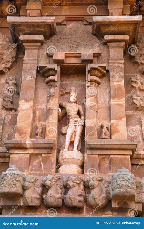 Shiva As Gangadhara, Niche on Northern Wall, Brihadisvara Temple, Tanjore, Tamil Nadu Stock ...