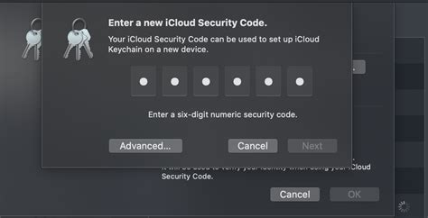 "Enter a new iCloud Security Code" has go… - Apple Community