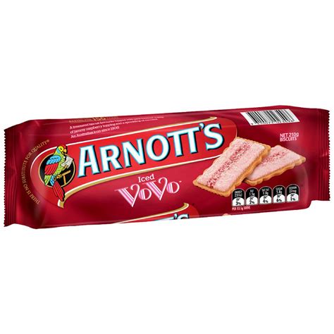 Arnott's Iced VoVo Biscuits 210g | Officeworks