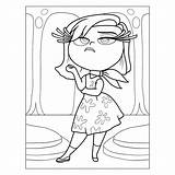 Anxiety From Inside Out 2 coloring Page  Download Print Or Color sketch template