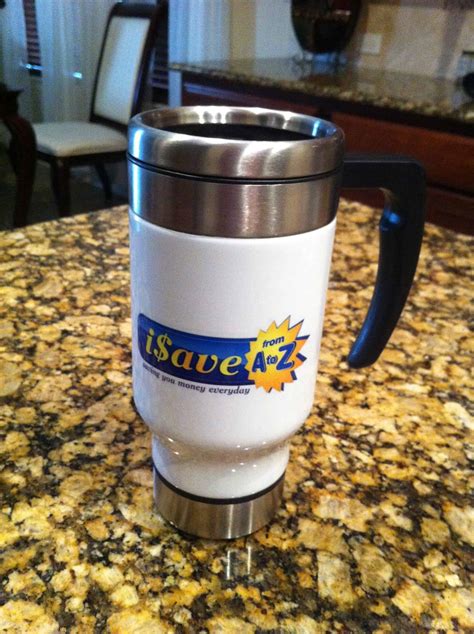 "Personalized" Travel Coffee Mug only $3 - iSaveA2Z.com