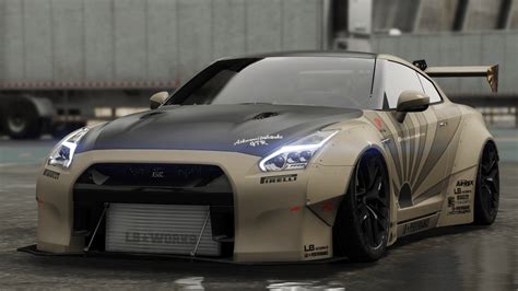 Nissan Gt R Liberty Walk Wallpaper 4k