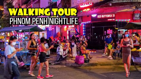 One Night in Phnom Penh - Walking Tour nightlife in 2022 [4K] - YouTube