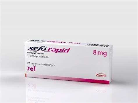 Xefo® Rapid (lornoxicam) – for... - Alamal Mutamayyez Company