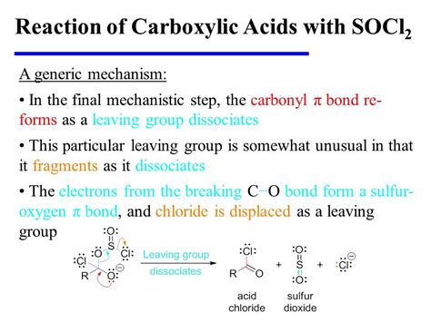 Reaction of Carboxylic Acids with Thionyl Chloride - YouTube