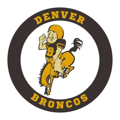 LOGOS THROUGHOUT THE YEARS | Denver broncos football, Broncos logo ...