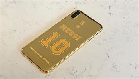 Take a look at Lionel Messi's $21,000 iPhone XS Max that is wrapped in 24k gold - Luxurylaunches