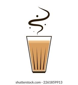 Chai Logo Design Karak Milk Chai Stock Vector (Royalty Free) 2261859913 | Shutterstock