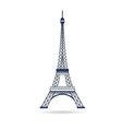 Eiffel Tower Paris Icon Royalty Free Vector Image