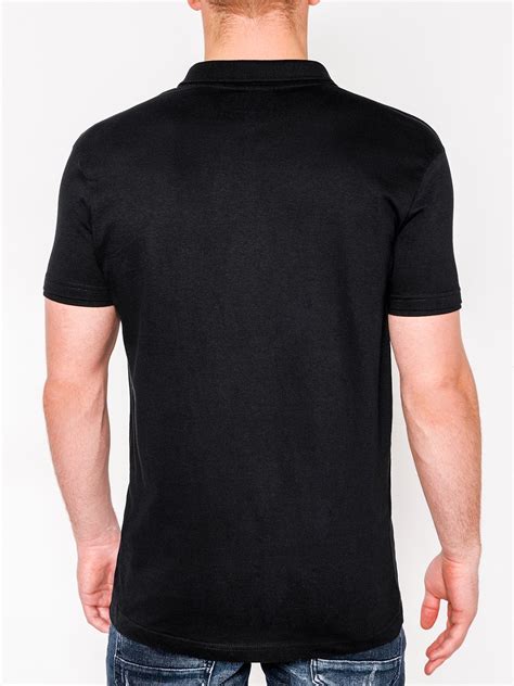 Men's plain polo shirt S664 - black | MODONE wholesale - Clothing For Men