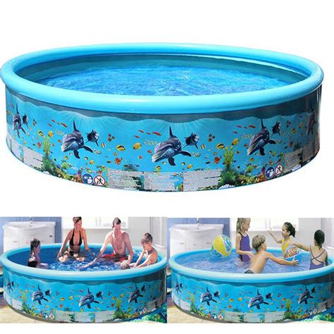 Home Outdoor Swimming Pool, Kids Family Swimming Pools Garden Outdoor Summer Kids Paddling Pools ...