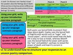 Unseen Poetry - AQA GCSE - Complete Pack | Teaching Resources