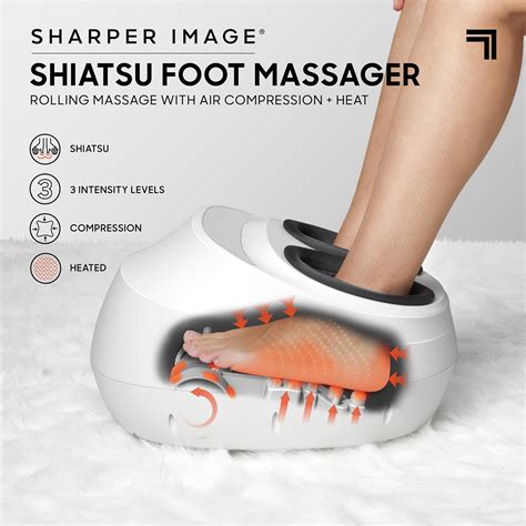 Sharper Image Shiatsu Foot Massager with Air Compression + Heat - CVS ...