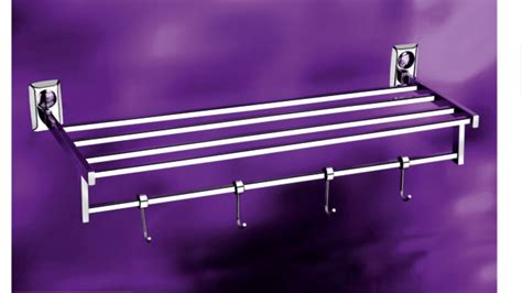 Stainless Steel Wall Mounted PI-601 24" Towel Rack, For Bathroom at Rs 1880 in Ahmedabad