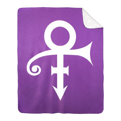 Purple & White Prince Symbol - Sherpa Blanket | Shop the Prince Official Store