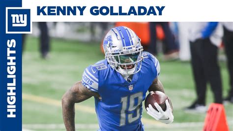 Highlights: WR Kenny Golladay's greatest plays