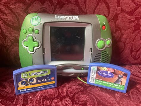 Vintage Leapster Game con dos cartuchos Wall-E y Ratatouille | Etsy