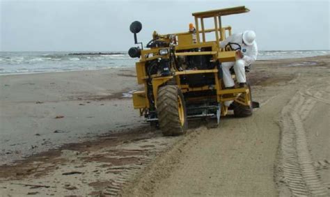 Beach cleaning machine used as a surface scraper | Download Scientific Diagram