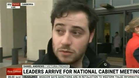 National cabinet: Camera catches reporter off guard in awkward moment ...