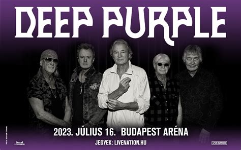 Jegyek a(z) Deep Purple in Budapest rendezvényre