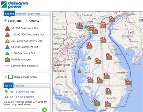 Salisbury News: Delmarva Power Outage Map 3-2-18 2pm