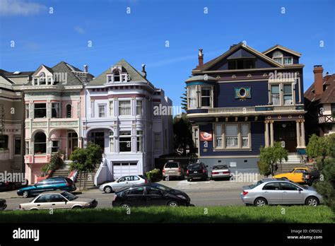 Victorian architecture, Painted Ladies, Alamo Square, San Francisco ...