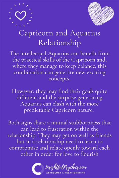 Capricorn and Aquarius Compatibility: Sex, Love and Friendship