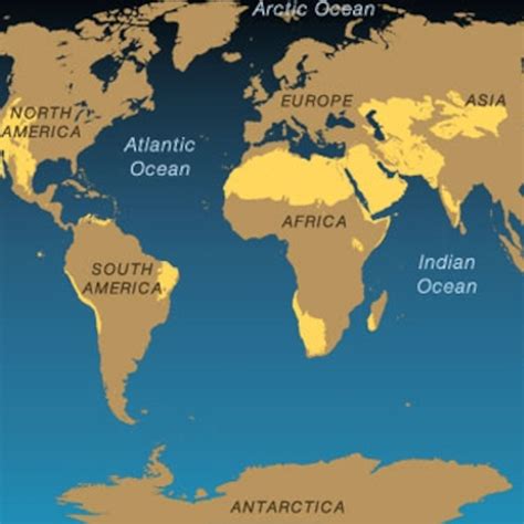 Africa Physical Map Deserts