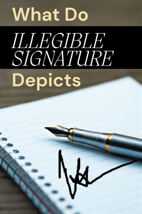 Have you come across people with illegible signatures? Are they dishonest? Should you maintain a ...