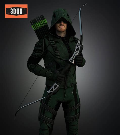 Green Arrow CW For G8M - Daz Content by 3DUK