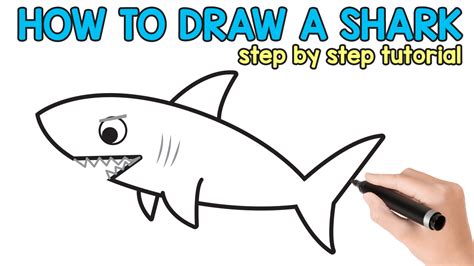 Shark Drawing Easy at GetDrawings | Free download