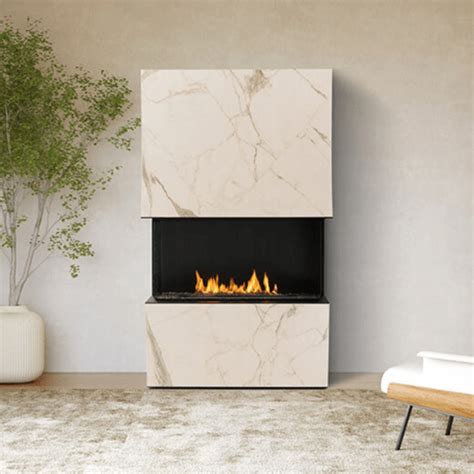 Planika Stone Bioethanol Automatic Fireplace - Fires of London Ltd